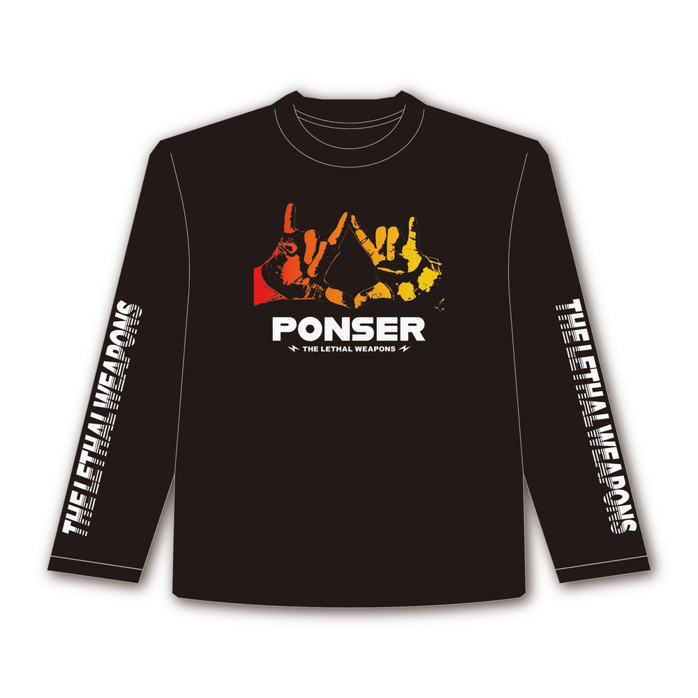 PONSER  ビッグシルエット ロングスリーブ ブラック