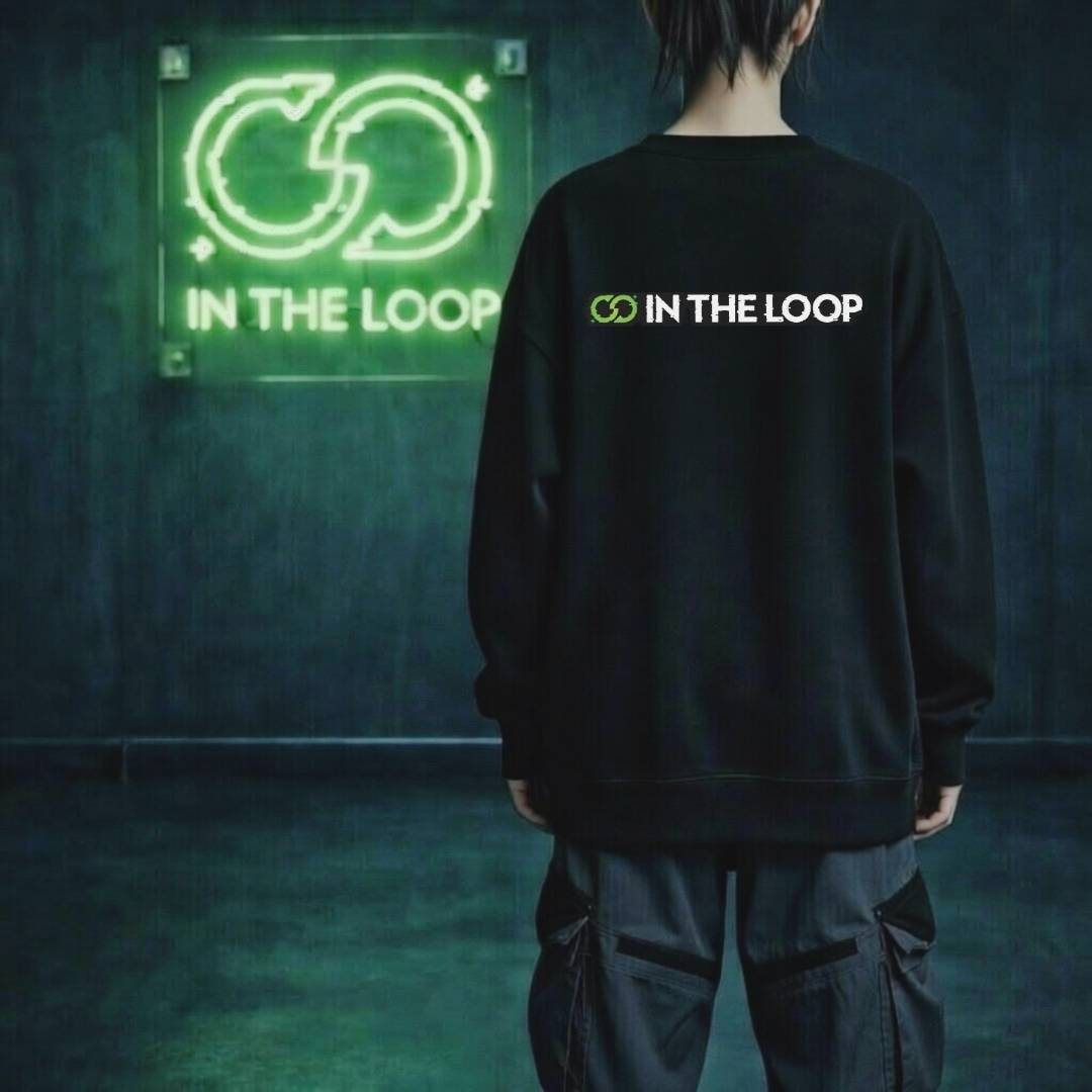 
                  
                    【IN THE LOOP】 Big Silhouette Logo Crewneck
                  
                