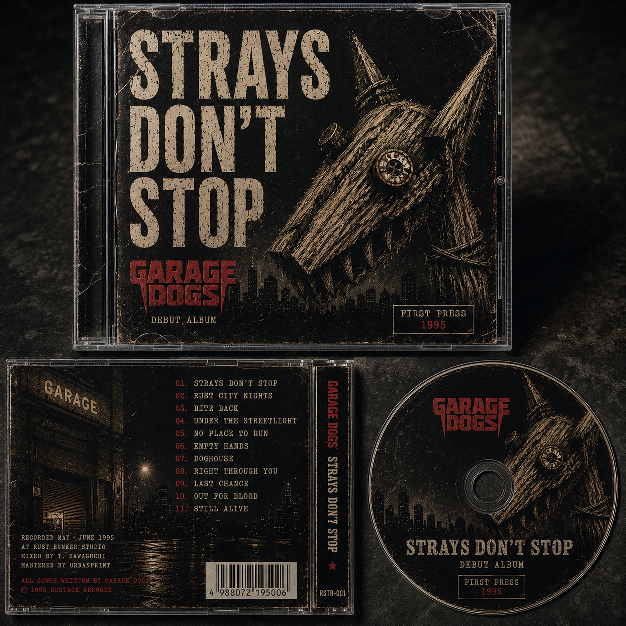 
                  
                    GARAGE DOGS - STRAYS DON’T STOP WHITE
                  
                