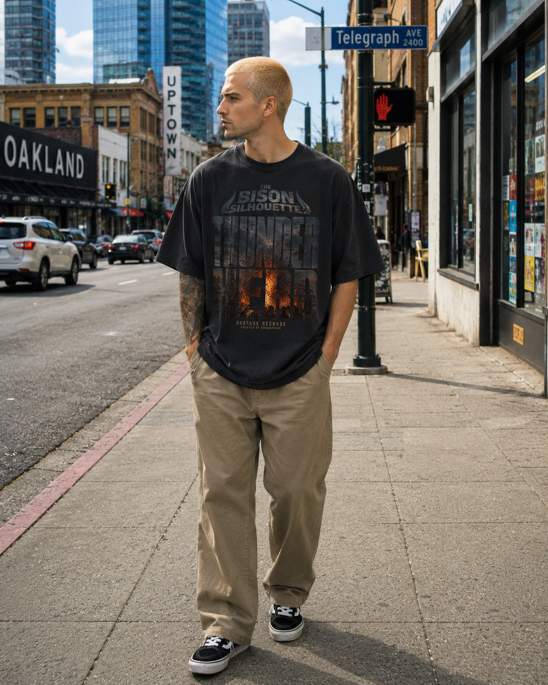 
                  
                    THE BISON SILHOUETTE “THUNDER HERD” BLACK
                  
                